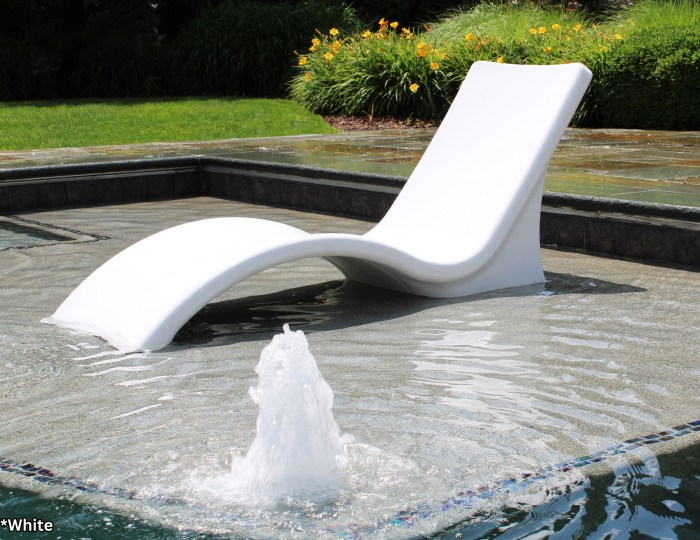 Modern pool chairs