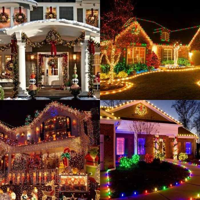 Christmas lights decoration ideas lighting house light tacky outdoor decorations displays exterior design outside but inspirationseek like oldhouseguy huffpost ugly