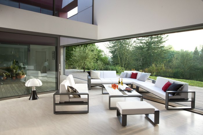 Modern patio furniture