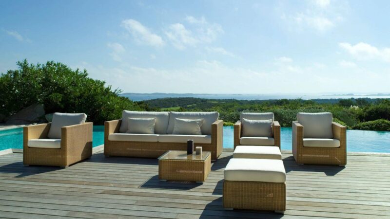 Modern patio furniture