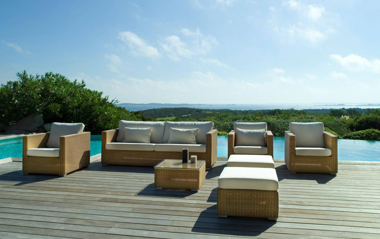 Modern patio furniture