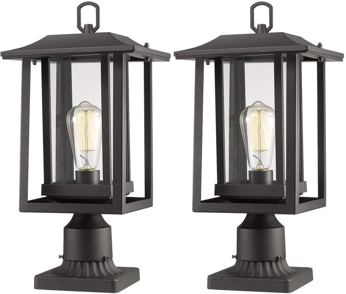 Lights pillar outdoor lighting door light wall front down garden exterior ideas lanterns mounted facade modern led garage porch lamp