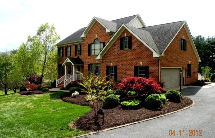 Landscaping for residential house