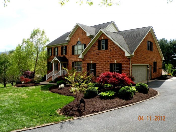 Landscaping for residential house