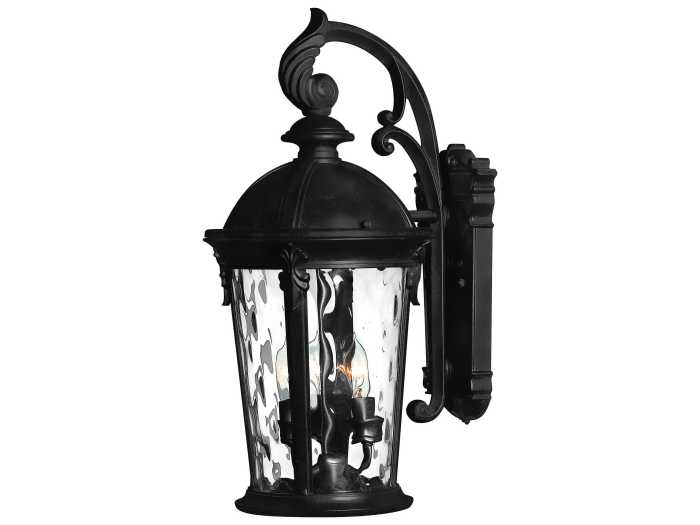 Outdoor wall lighting raley hinkley light led wide four museum black Hinkley outdoor lighting