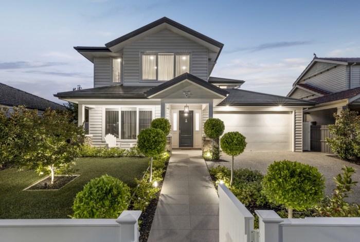 Landscaping for residential house