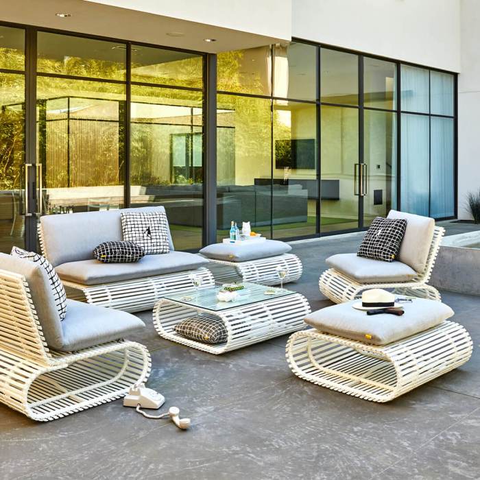 Ultra modern outdoor furniture
